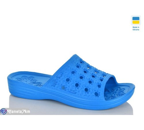 Шлепки жіночі на літо (6 пар р.36-41) синій  "REGA"
