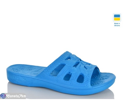 Шлепки жіночі на літо (6 пар р.36-41) синій  "REGA"