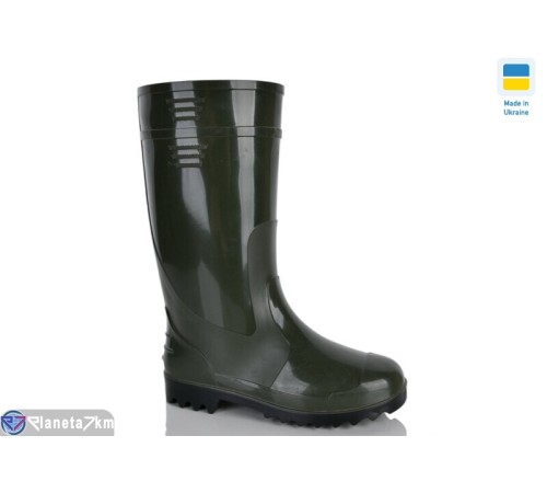 Чоловіче гумове взуття на літо (6 пар р.41-46) зелений  "REGA"