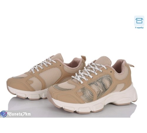 Кросівки жіночі на весну/осінь (8 пар р.36-41) коричневий  "HoRIK"