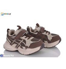 Дитячі кросівки на весну/осінь (8 пар р.26-31) коричневий  "Bessky-Kellaifeng"