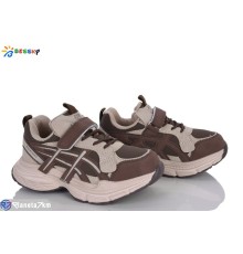 Дитячі кросівки на весну/осінь (8 пар р.31-36) коричневий  "Bessky-Kellaifeng"
