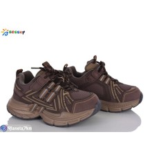 Дитячі кросівки на весну/осінь (8 пар р.32-37) коричневий  "Bessky-Kellaifeng"