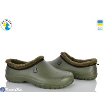 Калоші чоловічі на зиму (8 пар р.40-45) зелений  "Jose Amorales"