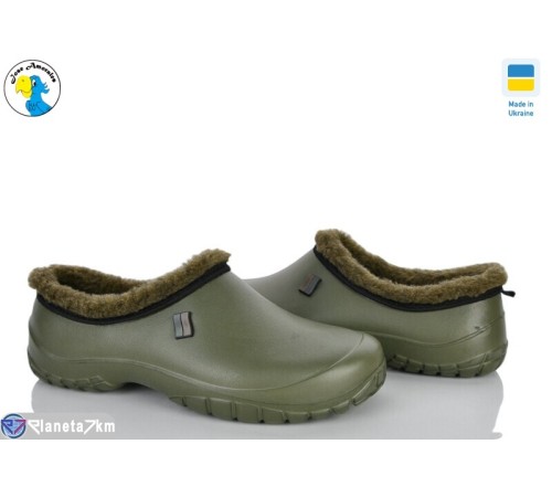 Калоші чоловічі на зиму (8 пар р.40-45) зелений  "Jose Amorales"
