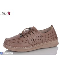 Туфлі жіночі на літо (8 пар р.37-42) коричневий  "Aba"