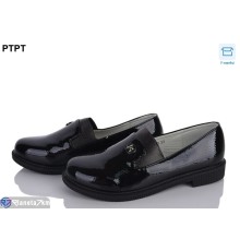 Дитячі туфлі на весну/осінь (8 пар р.31-37) чорний  "PTPT"