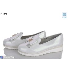 Дитячі туфлі на весну/осінь (8 пар р.31-37) білий  "PTPT"