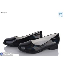 Дитячі туфлі на весну/осінь (8 пар р.31-37) чорний  "PTPT"