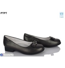 Дитячі туфлі на весну/осінь (8 пар р.31-37) графіт  "PTPT"