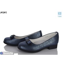 Дитячі туфлі на весну/осінь (8 пар р.31-37) синій  "PTPT"