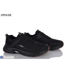 Кросівки чоловічі на весну/осінь (8 пар р.41-46) чорний  "Spencer"