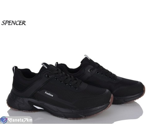 Кросівки чоловічі на весну/осінь (8 пар р.41-46) чорний  "Spencer"