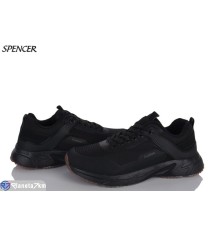 Кросівки чоловічі на весну/осінь (8 пар р.41-46) чорний  "Spencer"