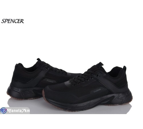 Кросівки чоловічі на весну/осінь (8 пар р.41-46) чорний  "Spencer"