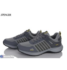 Кросівки чоловічі на весну/осінь (8 пар р.41-46) сірий  "Spencer"