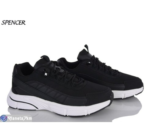 Кросівки чоловічі на весну/осінь (8 пар р.41-46) чорний  "Spencer"