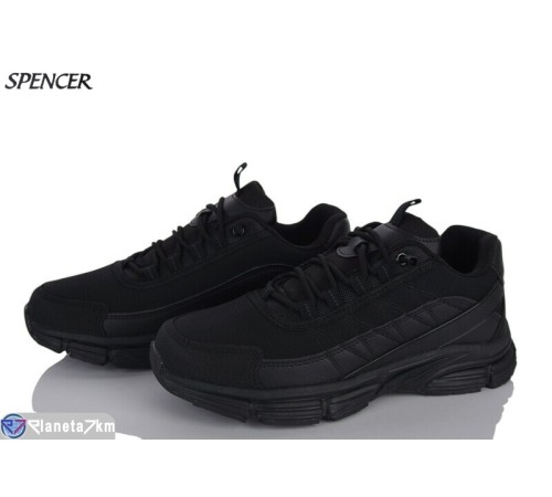 Кросівки чоловічі на весну/осінь (8 пар р.41-46) чорний  "Spencer"