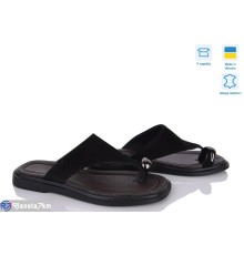 Шлепки жіночі на літо (8 пар р.36-40) чорний  "STELUSA"