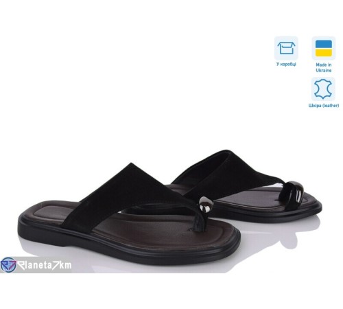 Шлепки жіночі на літо (8 пар р.36-40) чорний  "STELUSA"