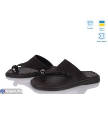 Шлепки жіночі на літо (8 пар р.36-40) коричневий  "STELUSA"