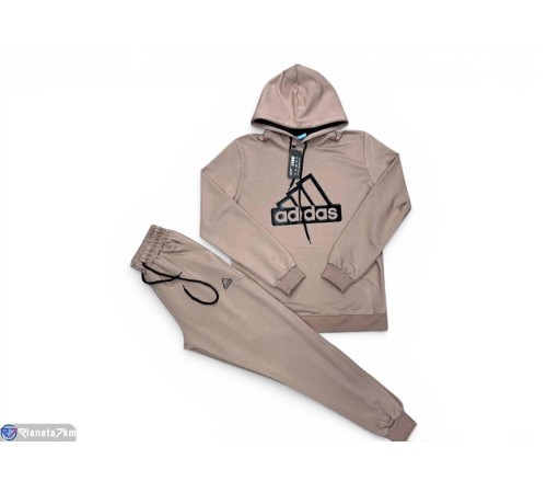 Спортивний костюм на весну/осінь (5 шт. р.сетка M-3XL) бежевий  "Peton"