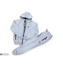 Спортивний костюм на весну/осінь (5 шт. р.сетка M-3XL) сірий  "Peton"