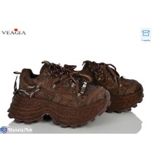 Кросівки жіночі на весну/осінь (8 пар р.36-41) коричневий  "Veagia-ADA"