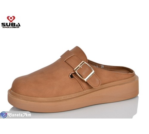 Шлепки жіночі на літо (8 пар р.37-41) коричневий  "SUBA"