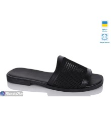Шлепки жіночі на літо (6 пар р.36-40) чорний  "LIKA"