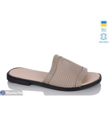 Шлепки жіночі на літо (6 пар р.36-40) бежевий  "LIKA"