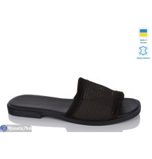 Шлепки жіночі на літо (6 пар р.36-40) коричневий  "LIKA"