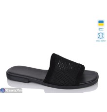 Шлепки жіночі на літо (6 пар р.36-40) чорний  "LIKA"
