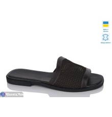 Шлепки жіночі на літо (6 пар р.36-40) коричневий  "LIKA"