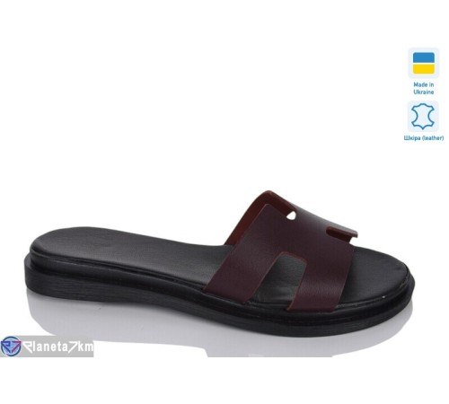Шлепки жіночі на літо (6 пар р.36-40) коричневий  "LIKA"