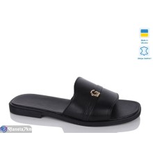 Шлепки жіночі на літо (6 пар р.36-40) чорний  "LIKA"