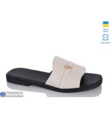 Шлепки жіночі на літо (6 пар р.36-40) бежевий  "LIKA"
