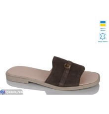 Шлепки жіночі на літо (6 пар р.36-40) коричневий  "LIKA"