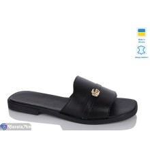 Шлепки жіночі на літо (6 пар р.36-40) чорний  "LIKA"