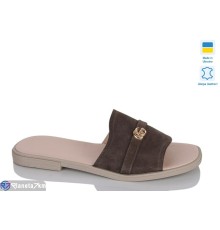 Шлепки жіночі на літо (6 пар р.36-40) коричневий  "LIKA"