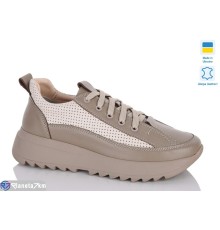 Кросівки жіночі на весну/осінь (6 пар р.36-40) коричневий  "Bogema"
