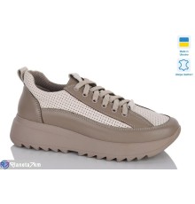 Кросівки жіночі на весну/осінь (6 пар р.36-40) коричневий  "Bogema"