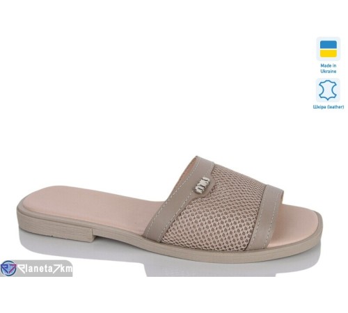 Шлепки жіночі на літо (6 пар р.36-40) коричневий  "LIKA"