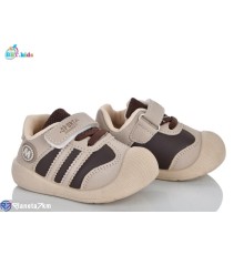 Дитячі кросівки на весну/осінь (12 пар р.18-23) коричневий  "BBT"