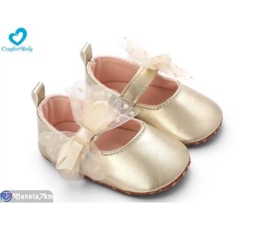 Пінетки дитячі на весну/осінь (6 пар р.11-13) золотий  "Comfort-baby"