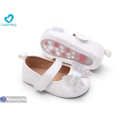 Пінетки дитячі на весну/осінь (6 пар р.11-13) білий  "Comfort-baby"
