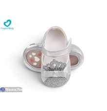 Пінетки дитячі на весну/осінь (6 пар р.11-13) срібний  "Comfort-baby"