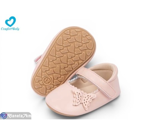Пінетки дитячі на весну/осінь (6 пар р.11-13) рожевий  "Comfort-baby"