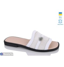 Шлепки жіночі на літо (6 пар р.36-40) білий  "LIKA"