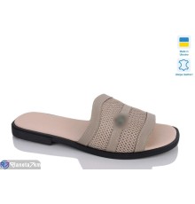 Шлепки жіночі на літо (6 пар р.36-40) бежевий  "LIKA"